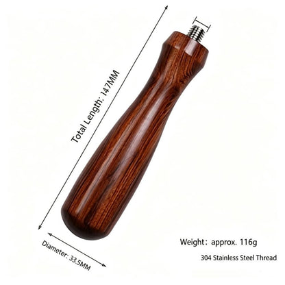 Universal Coffee Machine Wood Handle Replacement Red Rosewood Blackwood Walnut