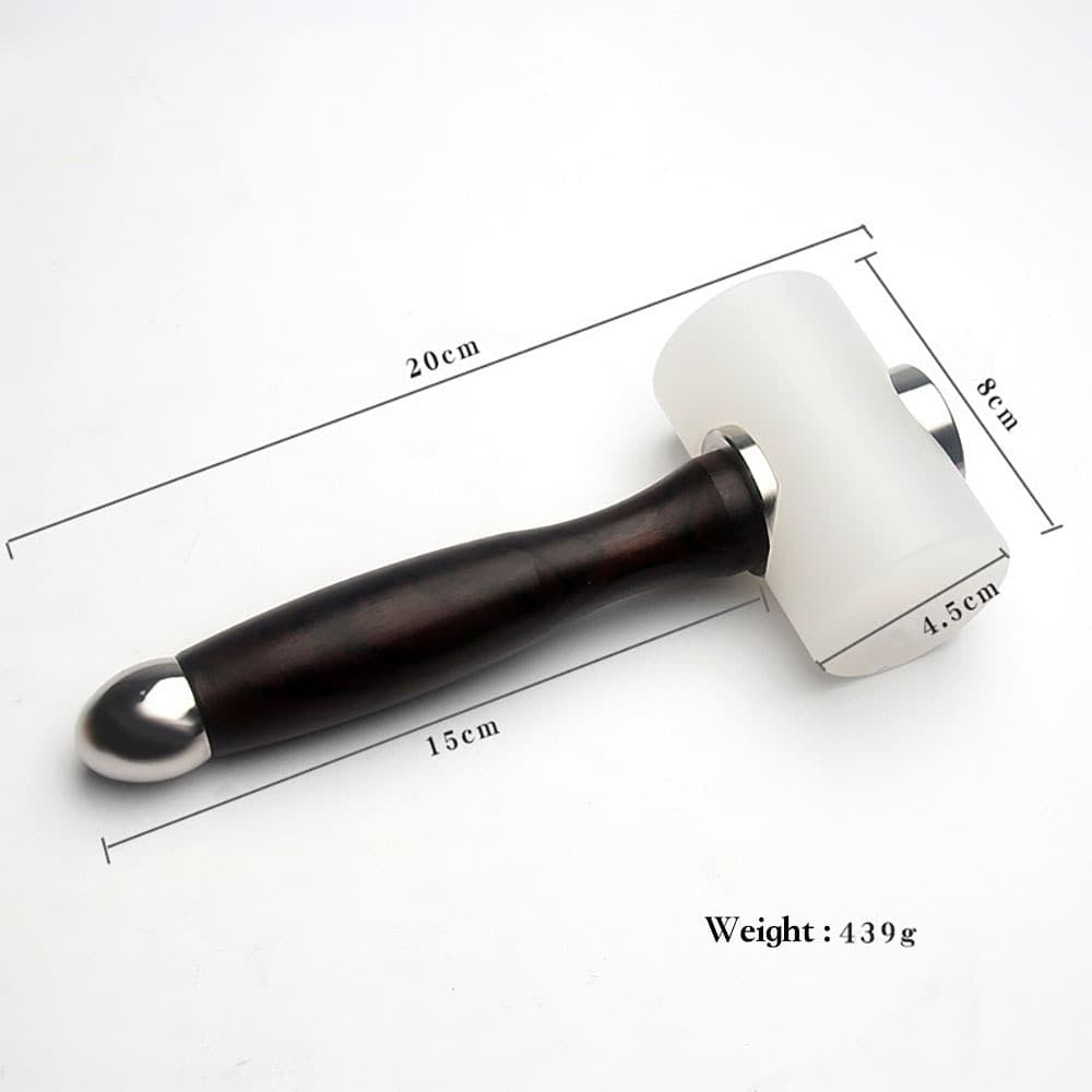 Leather craft Wooden Handle Carving Mallet DIY Stamping Tool Hammer Multi Size