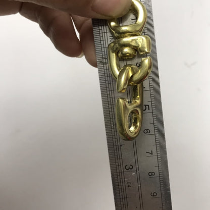 Solid Brass Swivel Figure 8 Ring Pet Leash Connector Bag Strap Hardware Link DIY