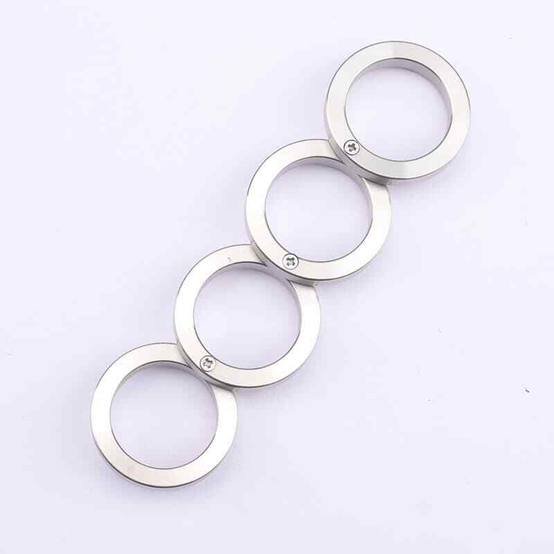 New Edition 201 Stainless Steel Mini Collector Ring EDC Decompression Toy