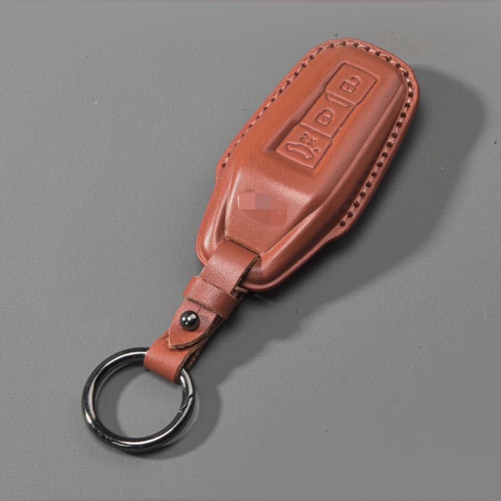 Handmade Genuine Leather Car Key Case for 2025 Audi A5L Q5L