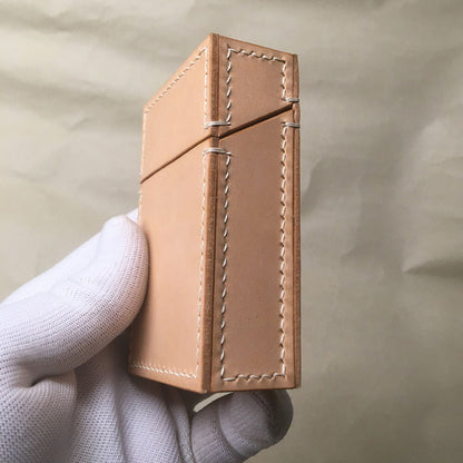 Handmade Custom Made Genuine Leather Cowhide Cigarette Case Pocket Holder Box