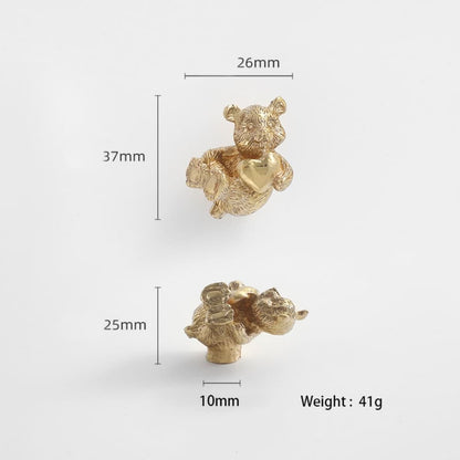 Animal Brass Cabinet Drawer Pull Handle Wardrobe Cupboard Furniture Hardware