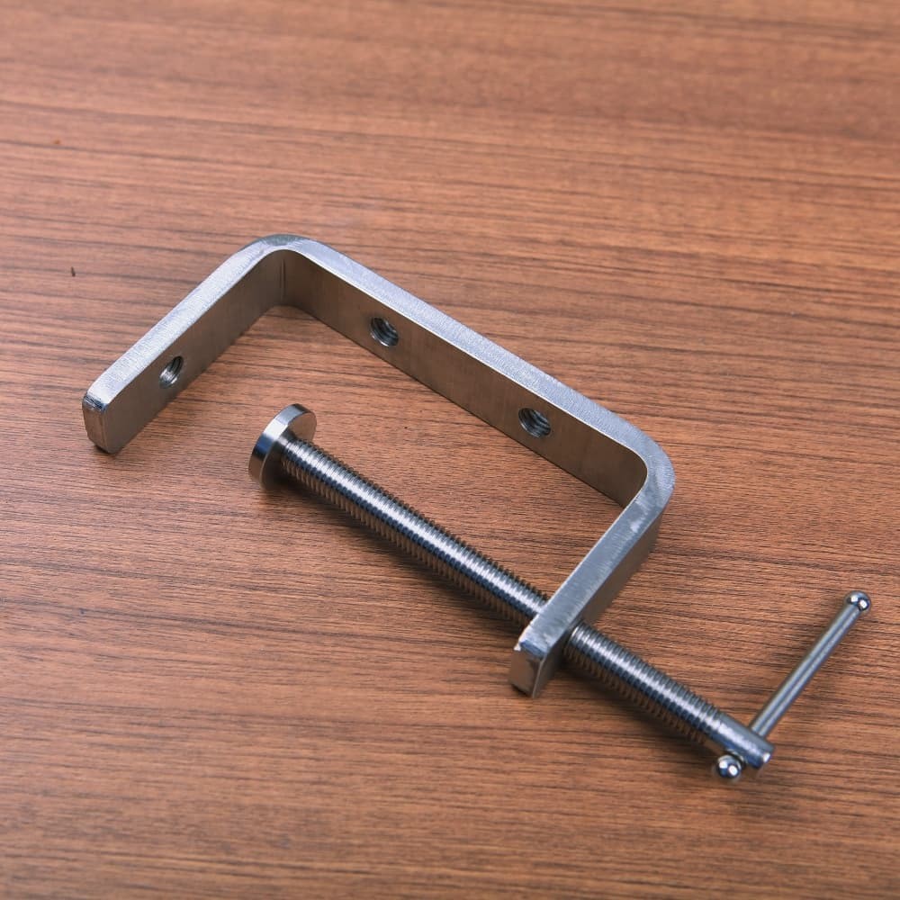 High Quality Stainless Steel G Clamp Leather Craft Woodwork C Joiner DIY Tools