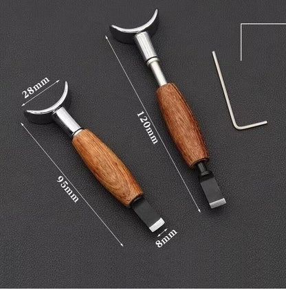 Adjustable Carving Knife Cut Blade Swivel Leather Leathercraft Working Tool