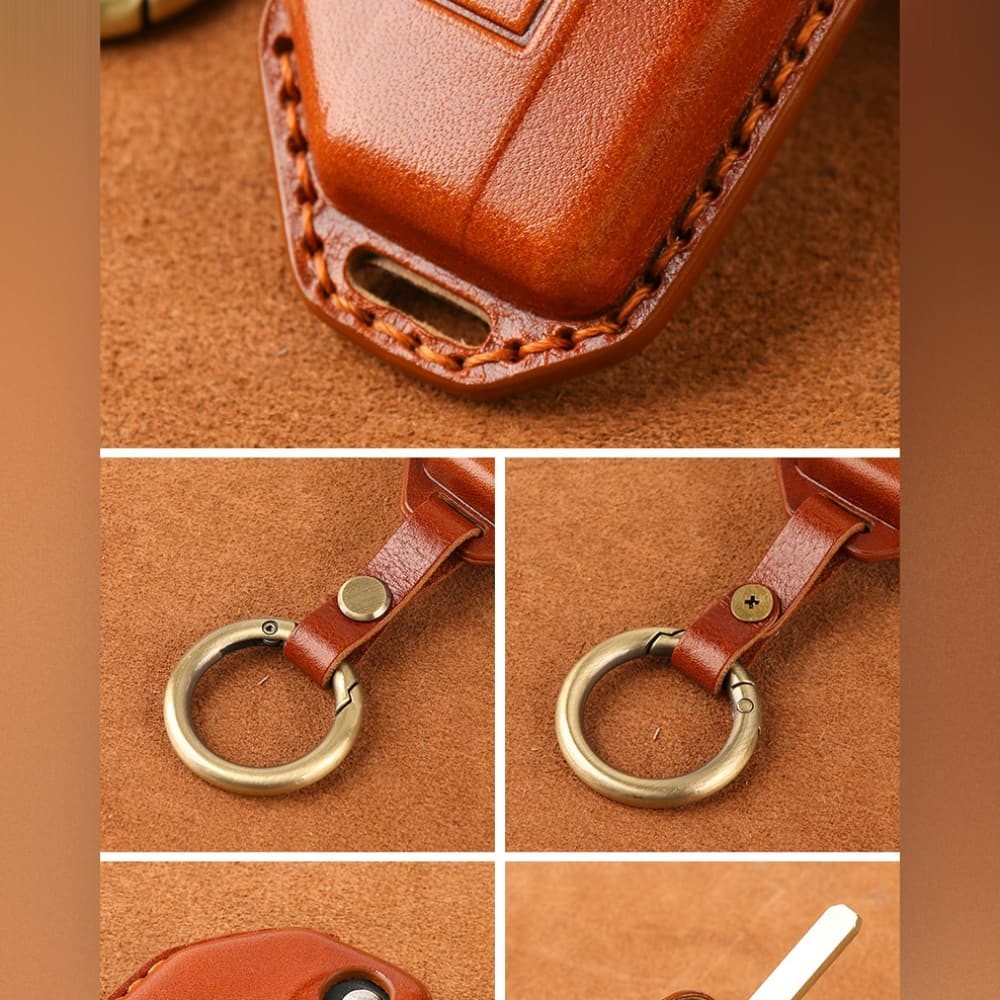 Genuine Leather Motorcycle Key Case for BMW R1250GS ADV C400GT F750GT F850