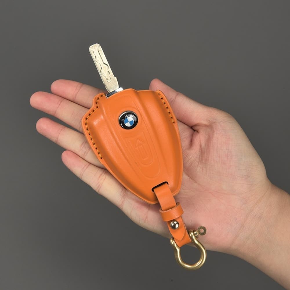 Handmade Genuine Leather Motorcycle Key Case for BMW R18