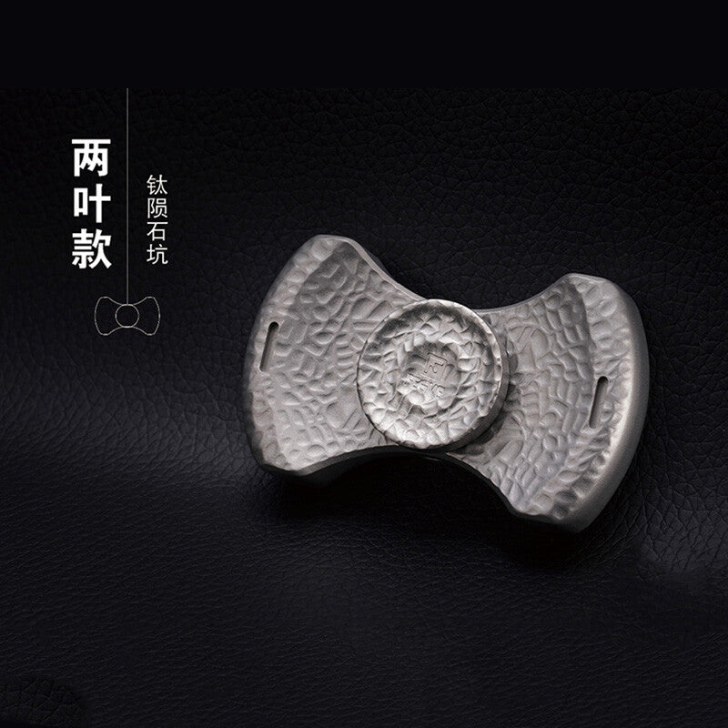 FEGVE Fidget Hand Spinner Titanium/Brass Alloy Finger focus Toy EDC Gift