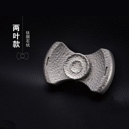 FEGVE Fidget Hand Spinner Titanium/Brass Alloy Finger focus Toy EDC Gift