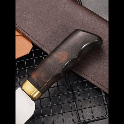 Leathercraft Ebony Wooden Handle Cutter Skiving Thinning Knife Cutting Tool DIY