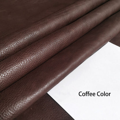 Oil Rich Vegetable Tanned Lychee Pattern Soft Genuine Leather Craft Material DIY 2~2.5mm Thickness