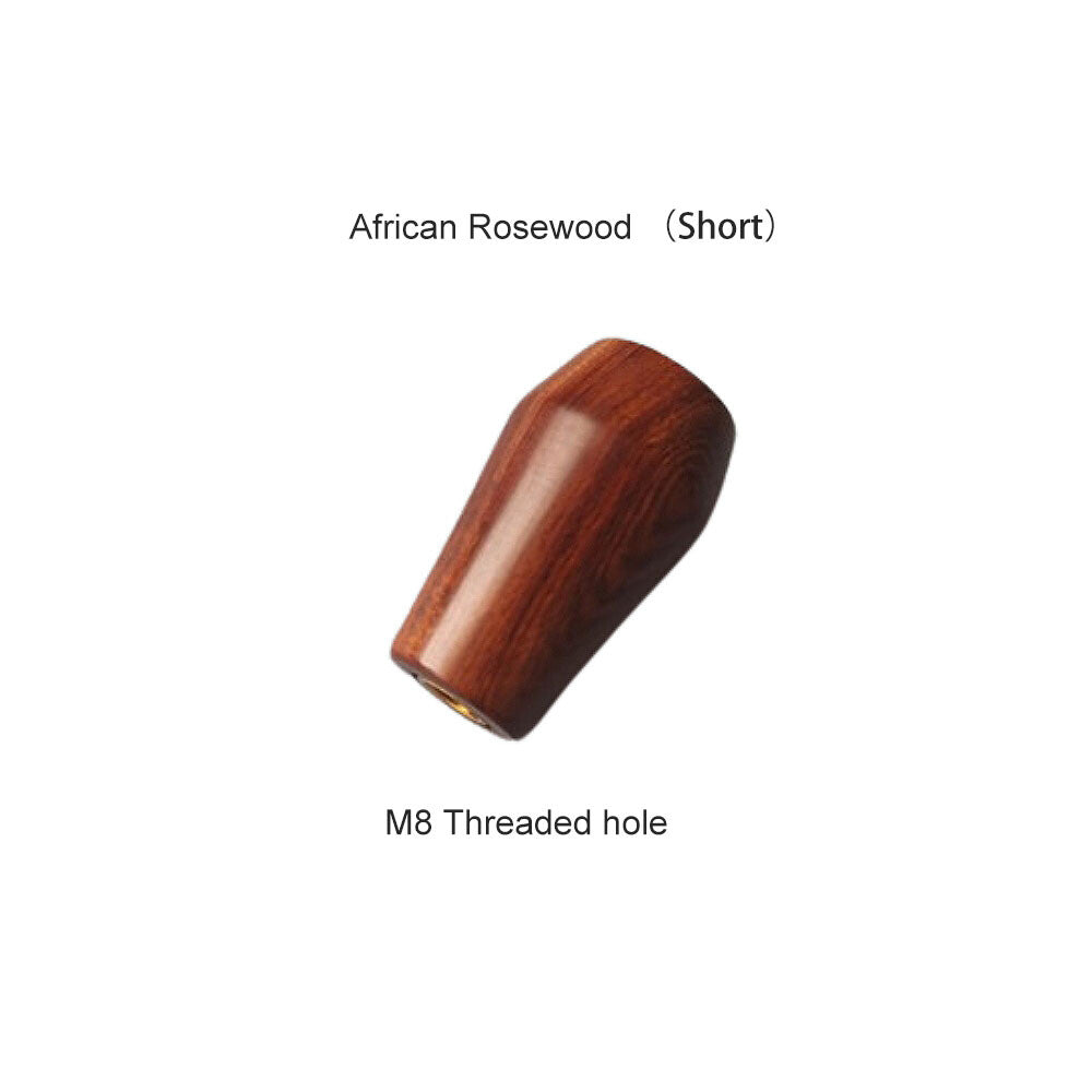 Custom Walnut or African Rosewood Grip DIY Wooden Handle for Espresso Machine