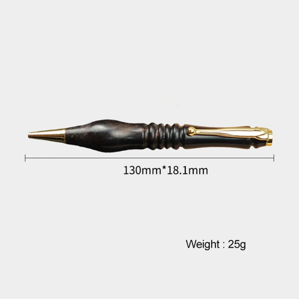 Ebony Wood Click Ballpoint Pen Creative Gift Wooden Pen Customizable Handmade