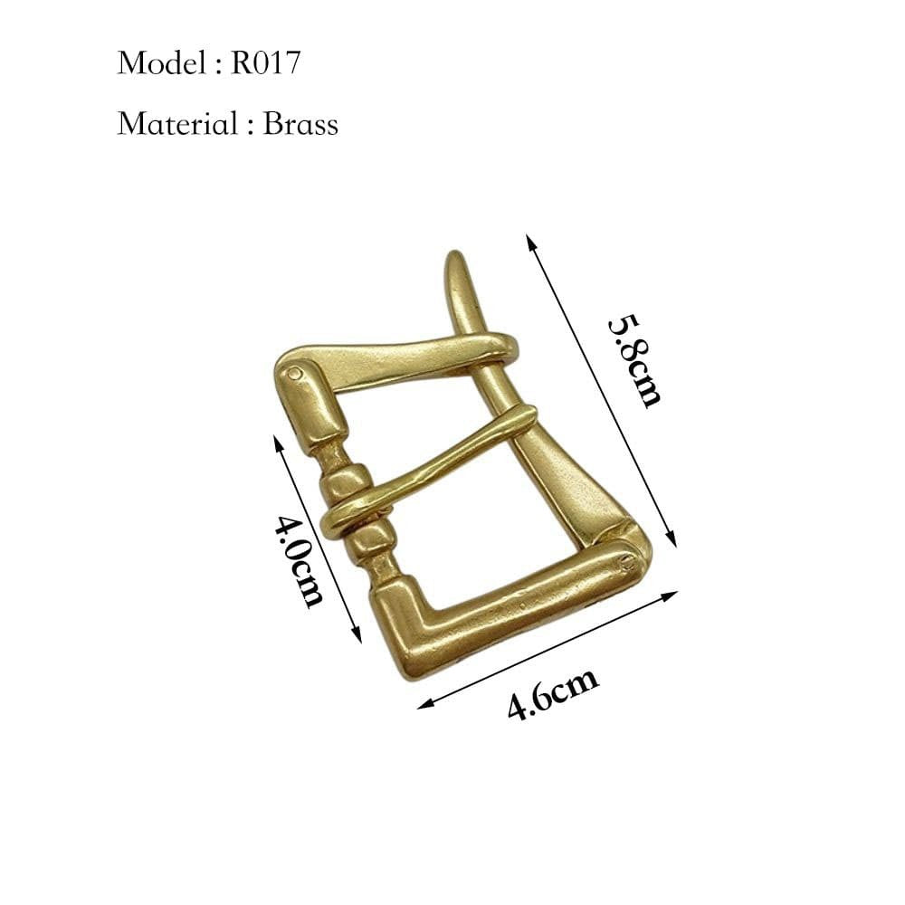 Solid Brass High End Casual Belt Buckle 40mm Pin Buckle Quick Release Accessory
