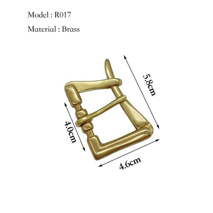 Solid Brass High End Casual Belt Buckle 40mm Pin Buckle Quick Release Accessory