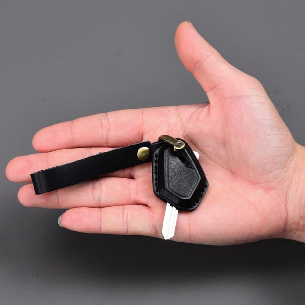 Handmade Leather Key Case for Kawasaki Eliminator 500 400 Motorcycle