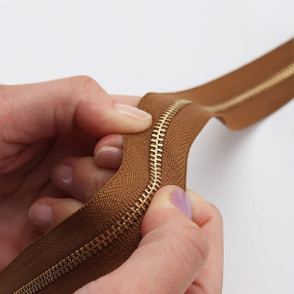 No3 Zipper Tape Brass Teeth One Way Zipper Bag Handbag Hand DIY Accessories