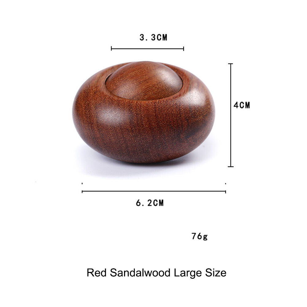 Luxury Wooden Craft Transfer Ball Finger Massager Hand Toy Relieve Pressure EDC