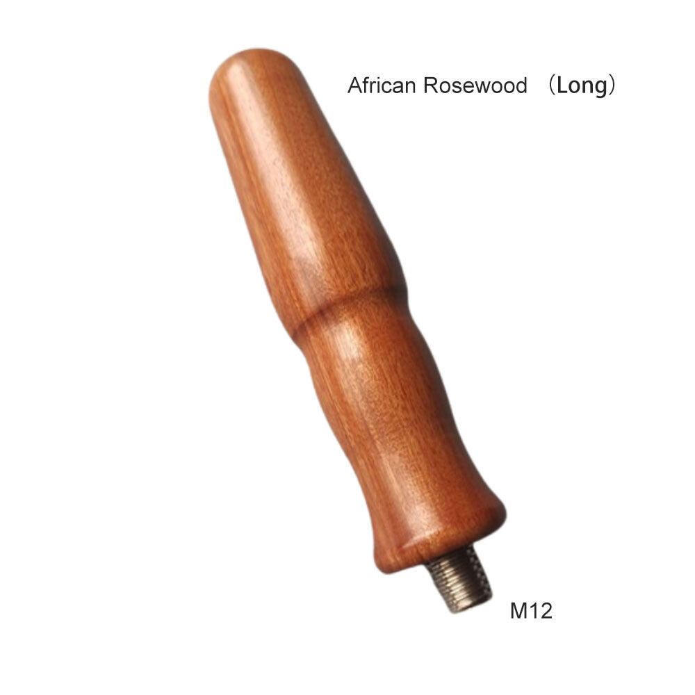 Custom Walnut or African Rosewood Grip DIY Wooden Handle for Espresso Machine