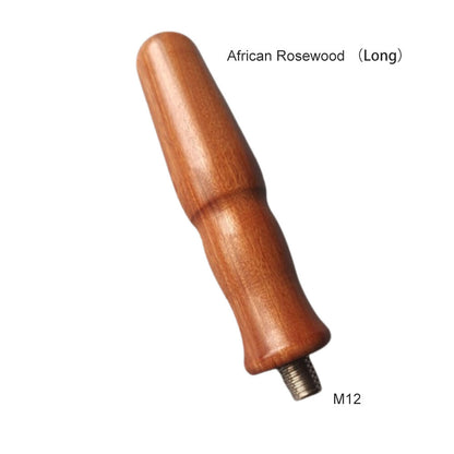 Custom Walnut or African Rosewood Grip DIY Wooden Handle for Espresso Machine