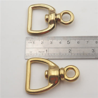 Solid Brass Swivel Figure 8 Ring Pet Leash Connector Bag Strap Hardware Link DIY