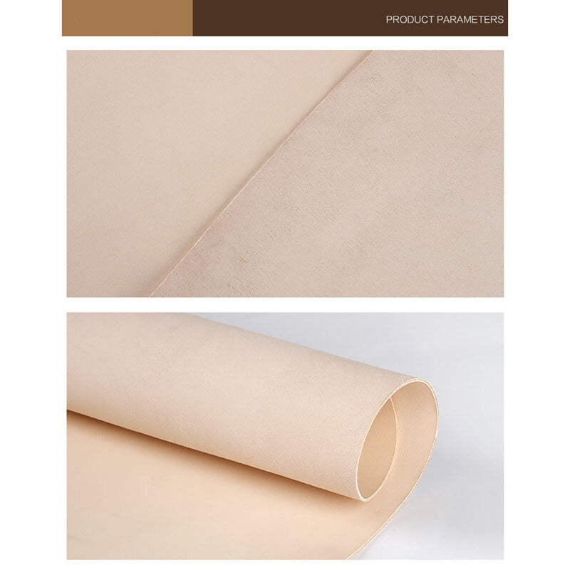 Full Grain Vegetable Tanned Tooling Leather craft Natural cowhide 3~4.0mm thick
