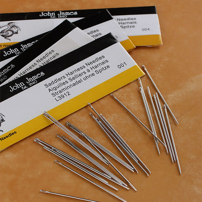 John James Saddlers Harness Needles for Leather Craft Hand Stitching Sewing Tool