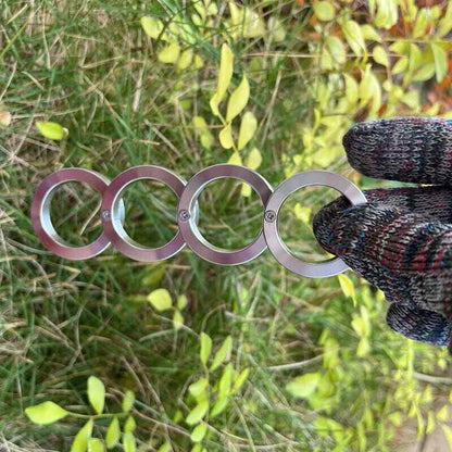 New Edition 201 Stainless Steel Mini Collector Ring EDC Decompression Toy