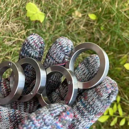 New Edition 201 Stainless Steel Mini Collector Ring EDC Decompression Toy