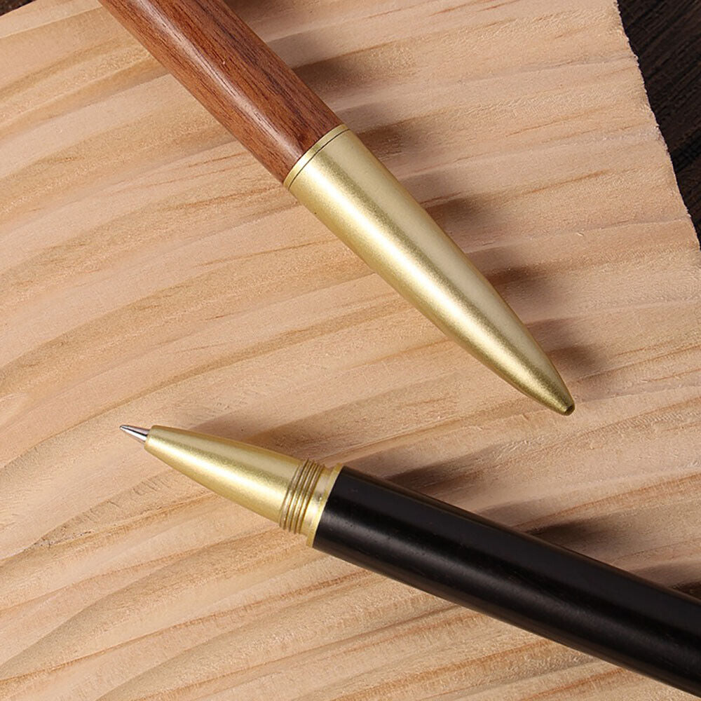 Brass Wood Zodiac Animal Design Signature Pen Customizable Logo Business Office Gift