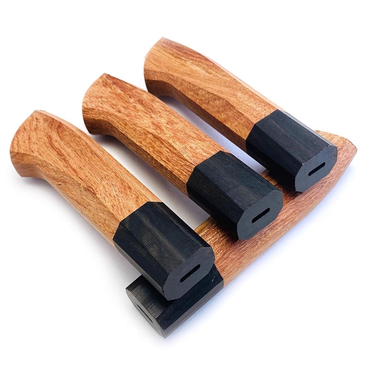 Japanese Knife Handle Solid Wood for Chef Santoku Yanagiba Deba Knives DIY