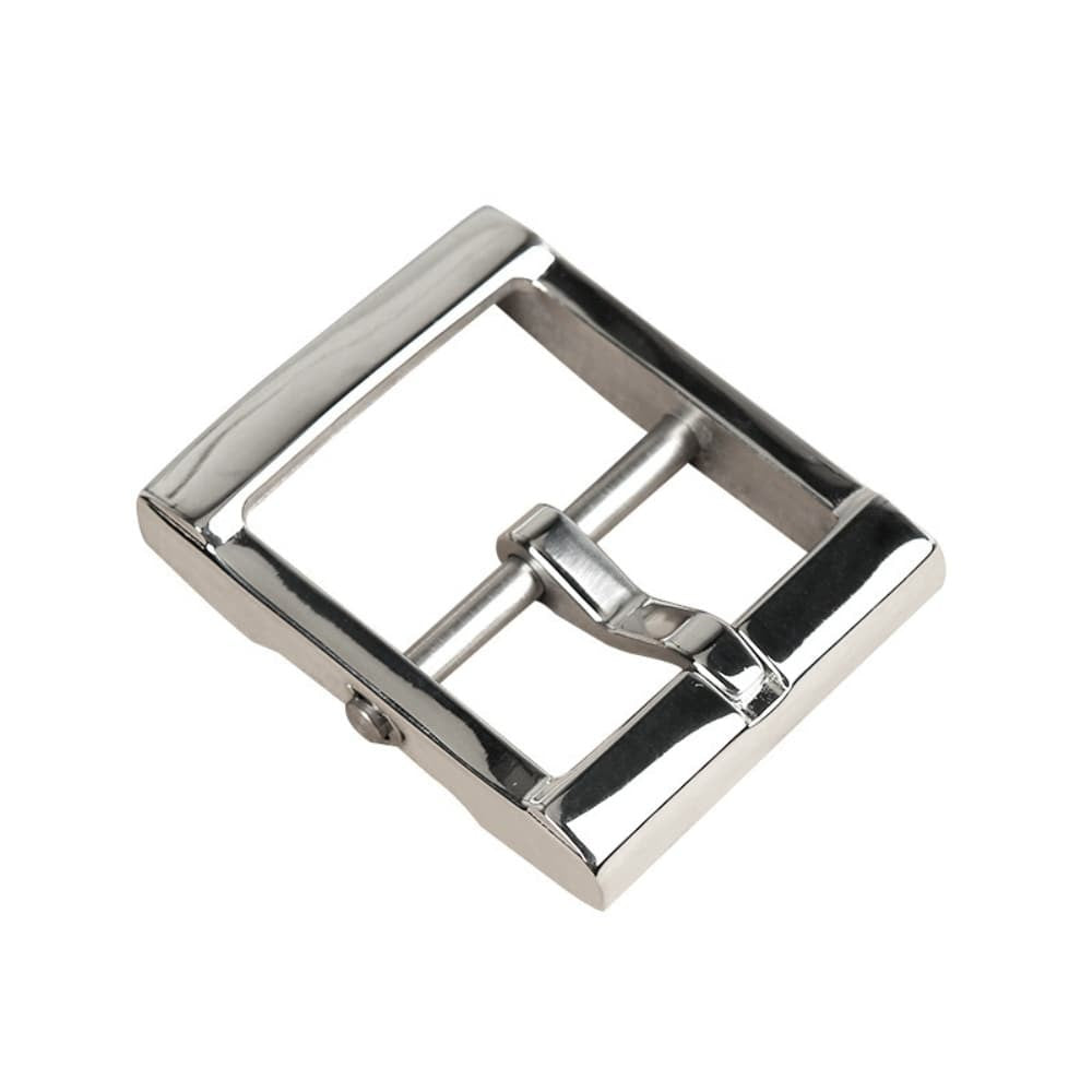 Brass Belt Buckle for Men Leather Belt Pin Buckle Stainless Steel Vintage Style