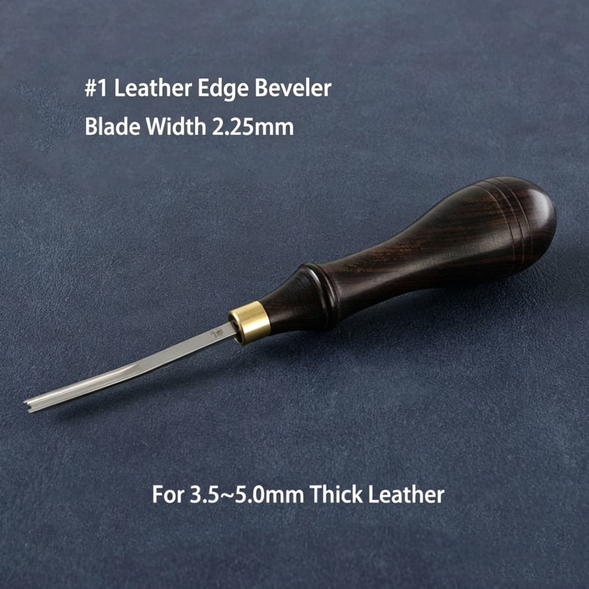 Ebony American Straight Leather Edge Beveler Belt Rounding Trimmer DIY Tool