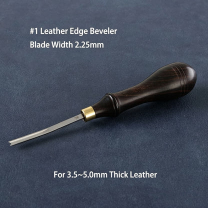 Ebony American Straight Leather Edge Beveler Belt Rounding Trimmer DIY Tool