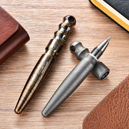 Titanium Alloy Artistic Defensive Tactical Pen Portable Outdoor EDC Gift