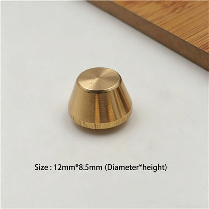20pcs Solid Brass Pyramid Spikes Punk Rivets Studs Dog Collar Leather Craft DIY