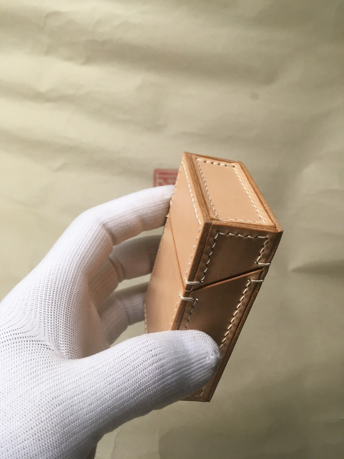 Handmade Custom Made Genuine Leather Cowhide Cigarette Case Pocket Holder Box