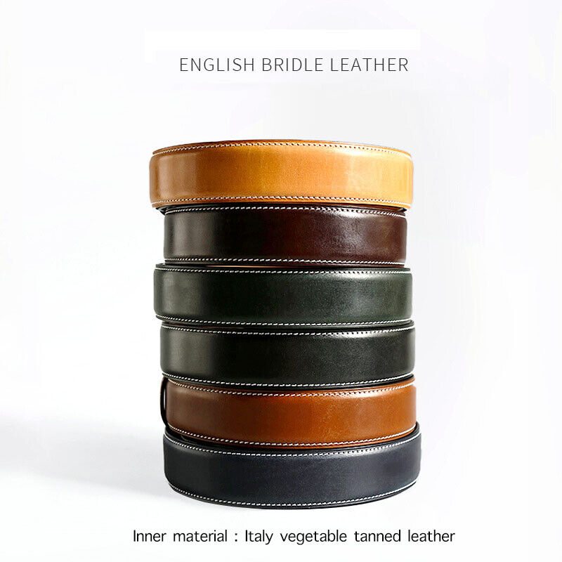 Top Vegetable Tanned Bridle Leather Belt Blank Material Hand Sewing Craft DIY