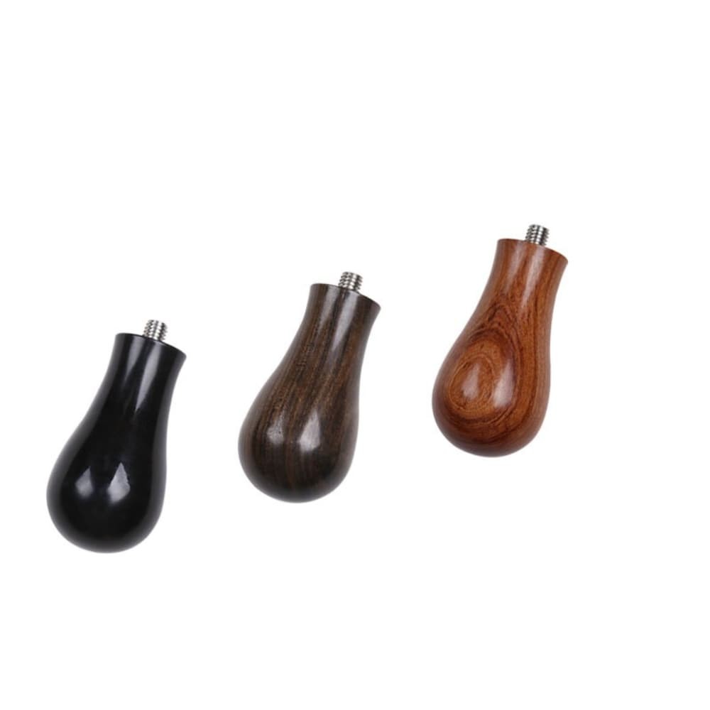 Universal Coffee Tamper Wood Handle Replacement M8 M10 Rosewood Blackwood Walnut
