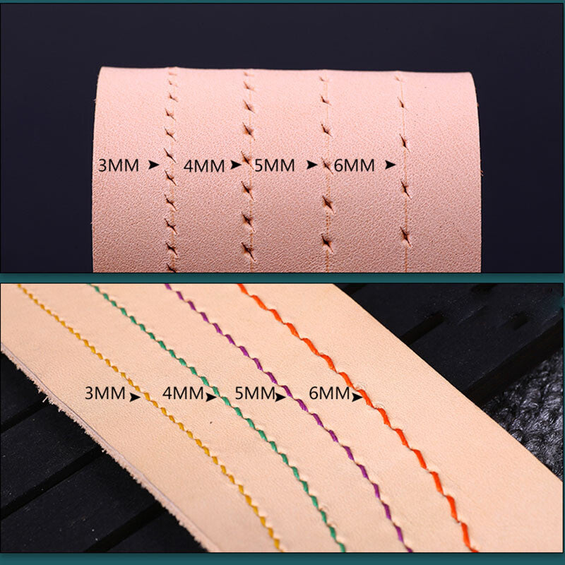 Leather Craft Tools Hole Punches Stitching Punch Diamone Chisel Set  3/4/5/6mm