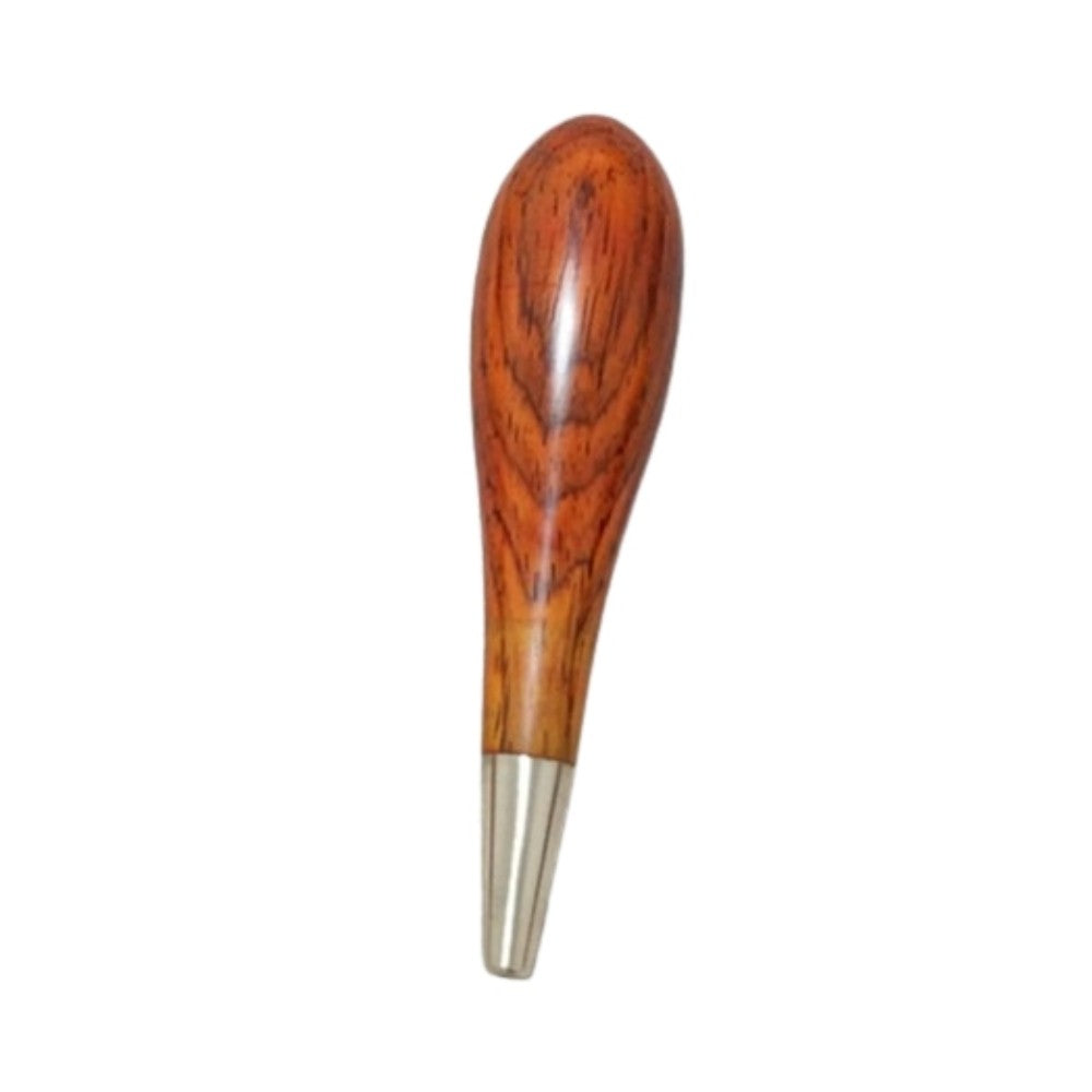 Ebony Rosewood Handle DIY For Making Leather Craft Awl Edge Trimming Polish Tool