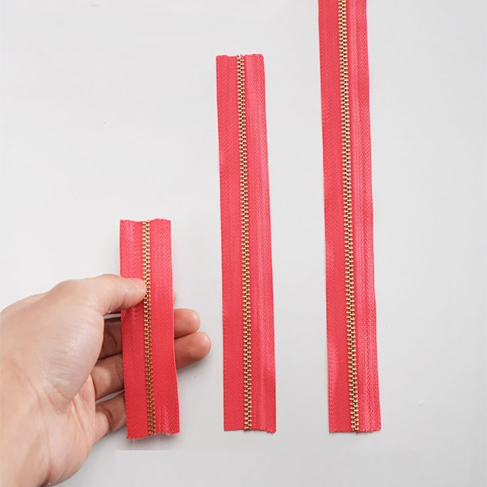 No3 Zipper Tape Brass Teeth One Way Zipper Bag Handbag Hand DIY Accessories