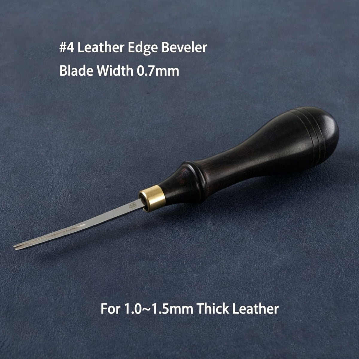 Ebony American Straight Leather Edge Beveler Belt Rounding Trimmer DIY Tool