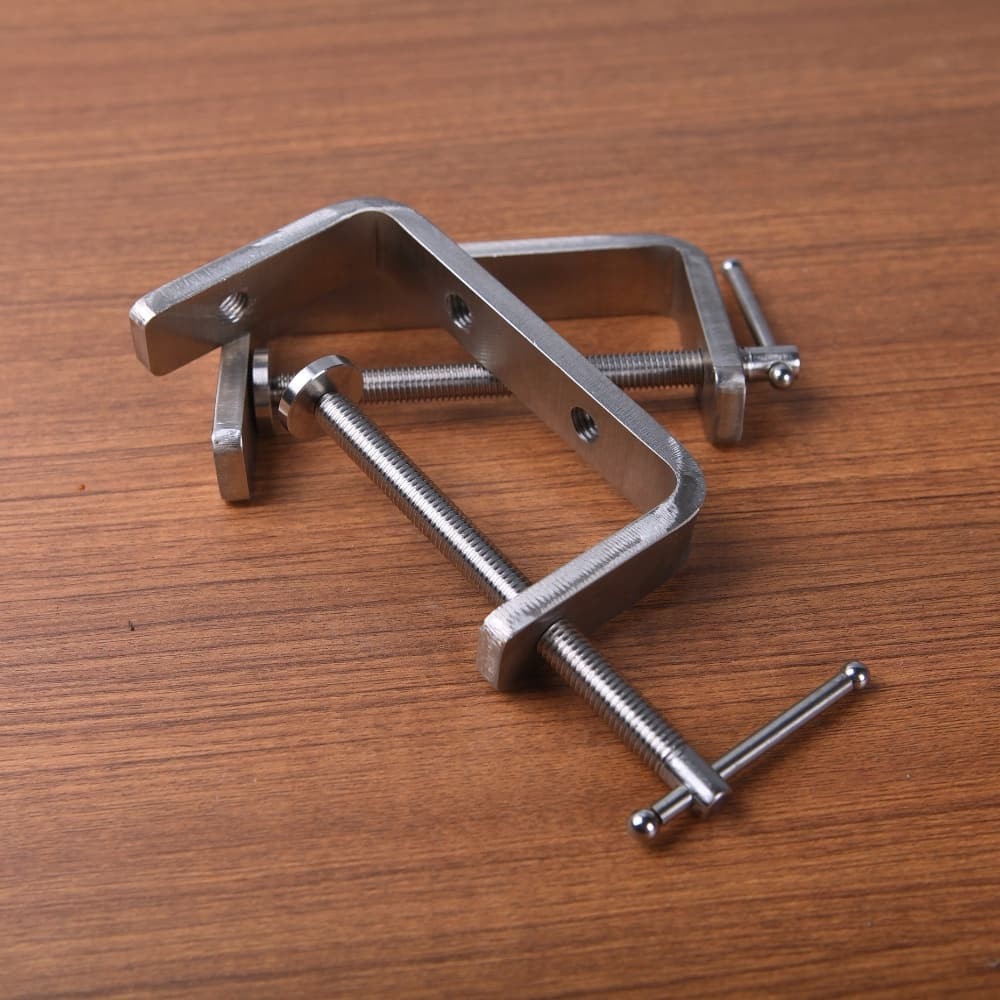 High Quality Stainless Steel G Clamp Leather Craft Woodwork C Joiner DIY Tools