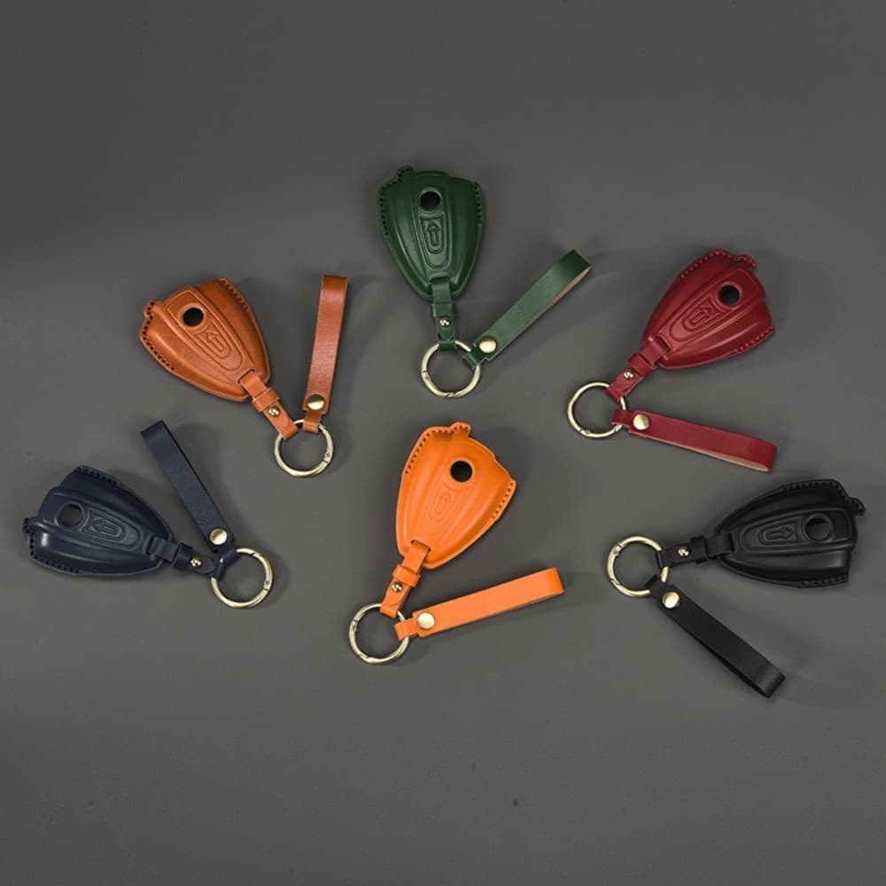 Handmade Genuine Leather Motorcycle Key Case for BMW R18