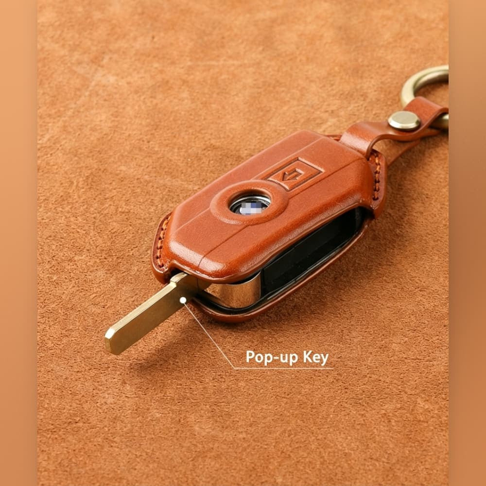 Genuine Leather Motorcycle Key Case for BMW R1250GS ADV C400GT F750GT F850