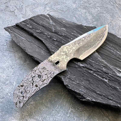 Thick Damascus Blade Blank Outdoor Cutter Fruit Knife Home Kitchen Hobby DIY Vg10 Steel Supply