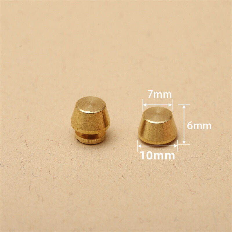 20 x Leather Craft Solid Brass Screw Luggage Punk Nail Stud Rivets Accessories