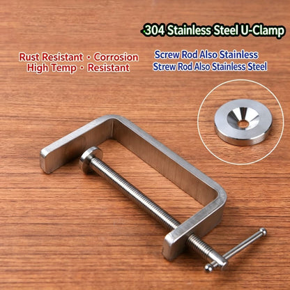 High Quality Stainless Steel G Clamp Leather Craft Woodwork C Joiner DIY Tools