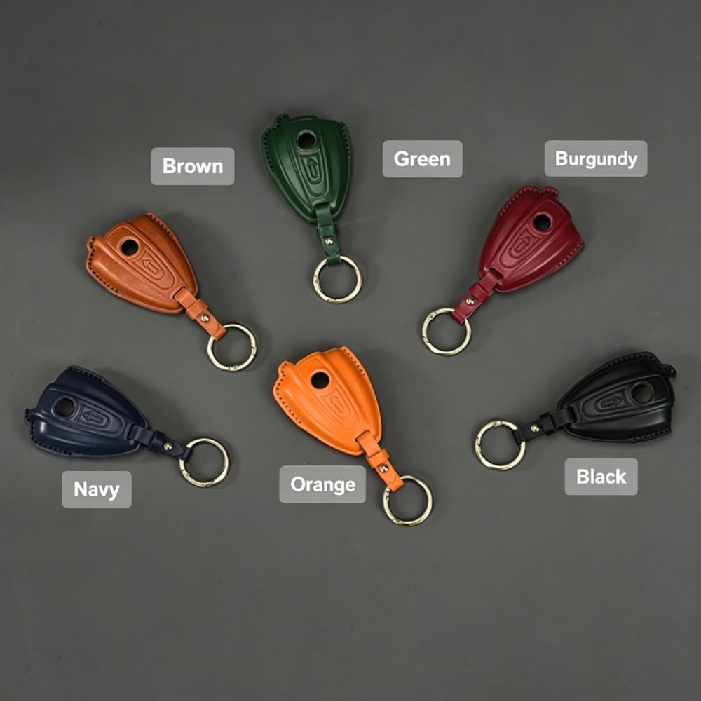 Handmade Genuine Leather Motorcycle Key Case for BMW R18